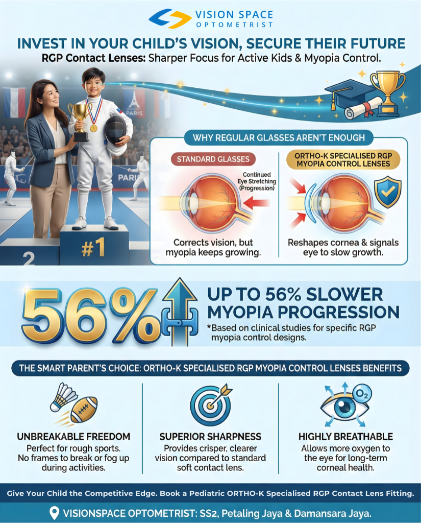 Benefits of Ortho-K Specialised RGP Contact Lenses for Children's Eye Health